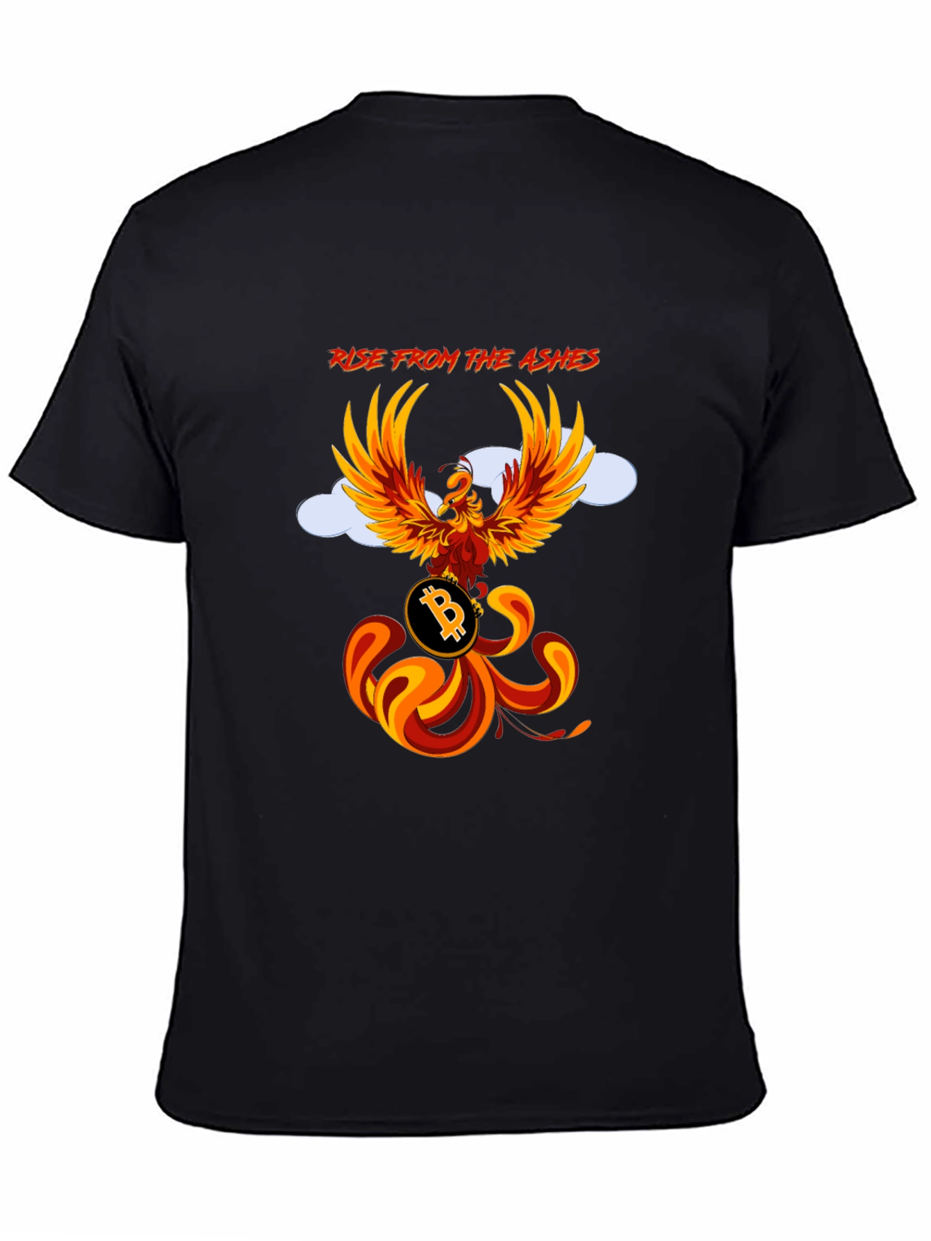Phoenix Bitcoin Graphic T-Shirt - Rise from the Ashes