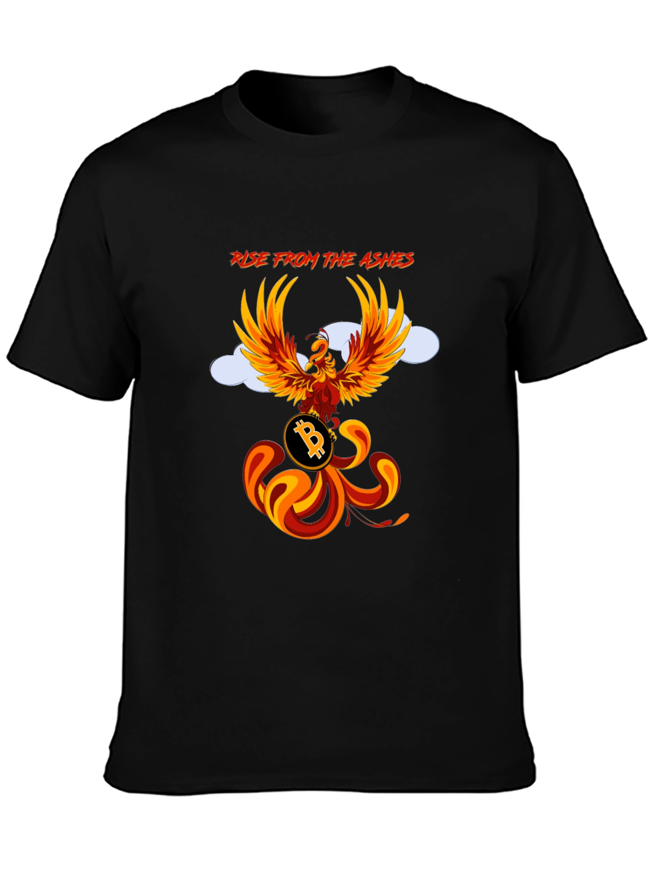 Phoenix Bitcoin Graphic T-Shirt - Rise from the Ashes
