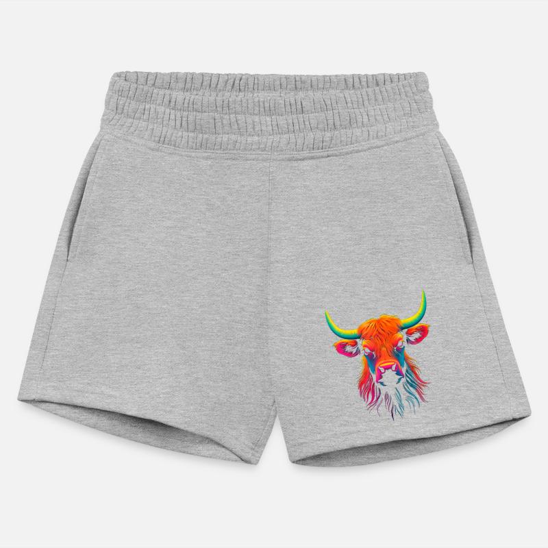 Highland Colorful Animal Graphic