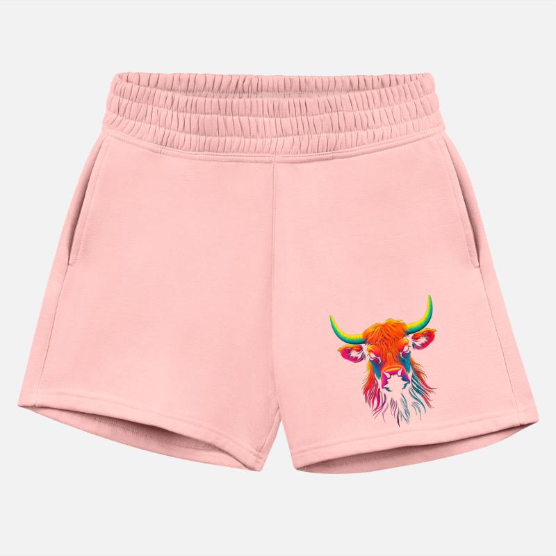 Highland Colorful Animal Graphic