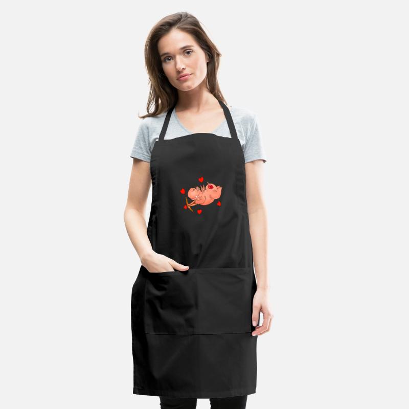 Hippo Cupid. Happy Valentine's Day