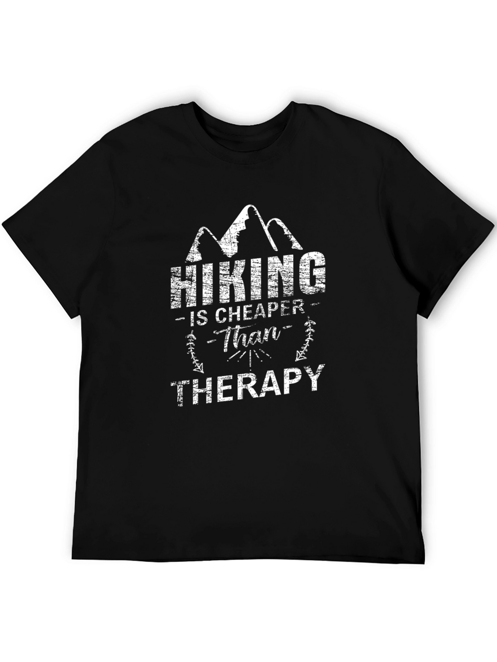 Hiking Cheaper Than Therapy Graphic Tee