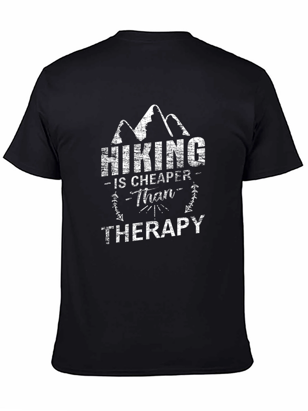 Hiking Cheaper Than Therapy Graphic Tee