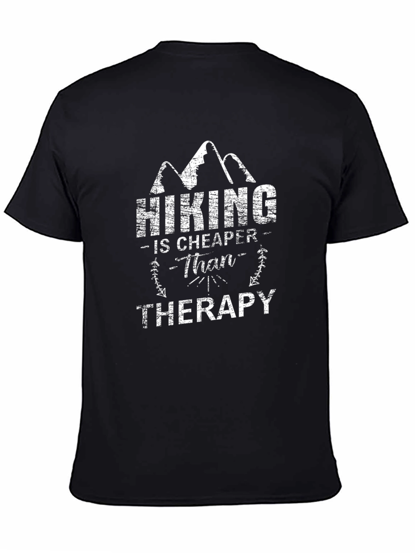 Hiking Cheaper Than Therapy Graphic Tee