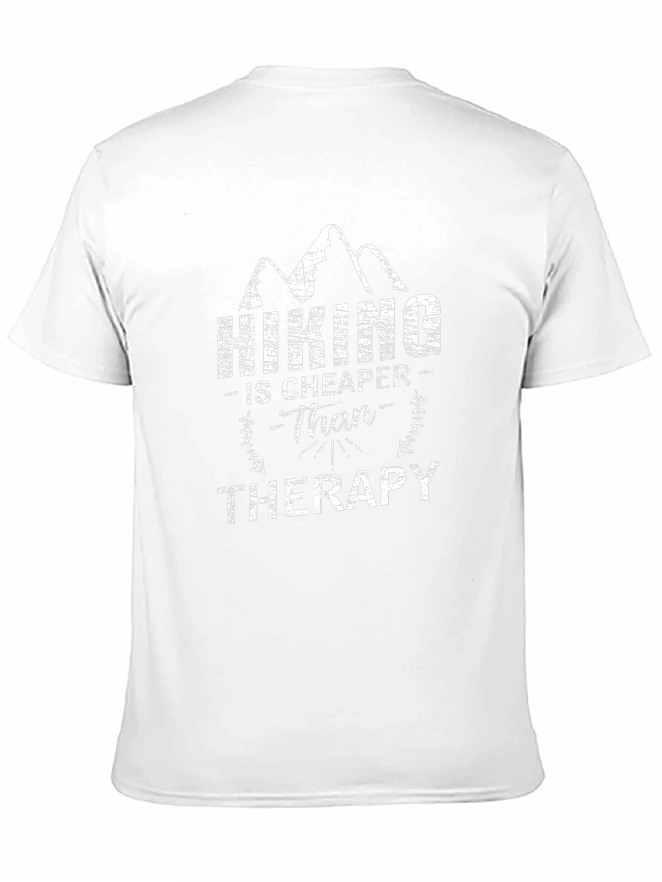 Hiking Cheaper Than Therapy Graphic Tee
