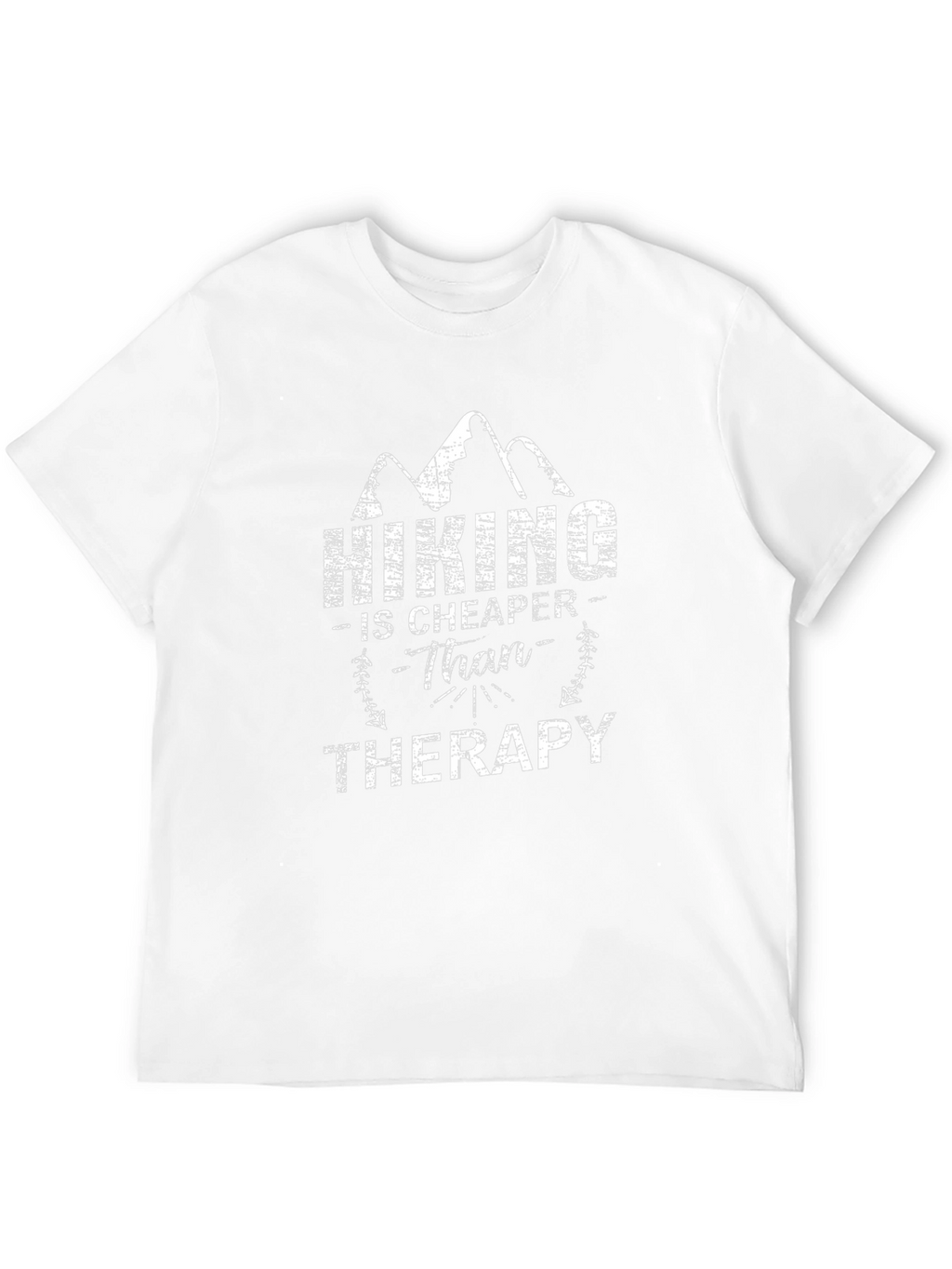 Hiking Cheaper Than Therapy Graphic Tee