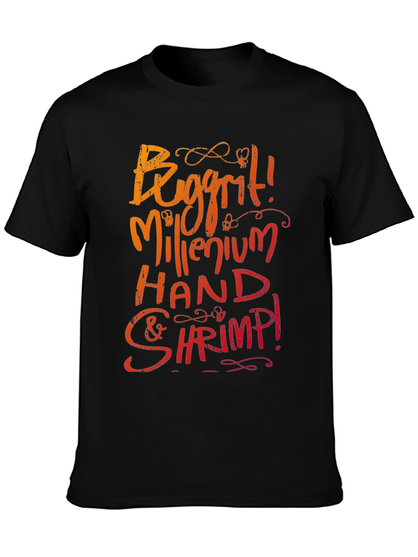 Buggrit Millenium Hand & Shrimp! Graphic Tee