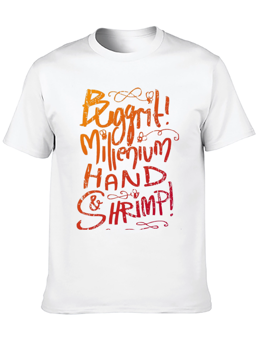 Buggrit Millenium Hand & Shrimp! Graphic Tee