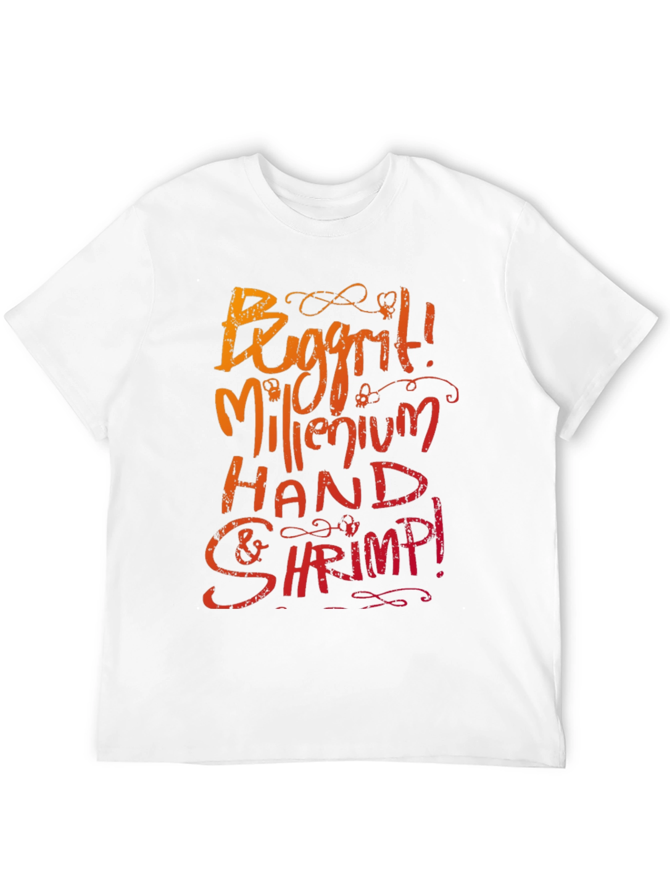 Buggrit Millenium Hand & Shrimp! Graphic Tee