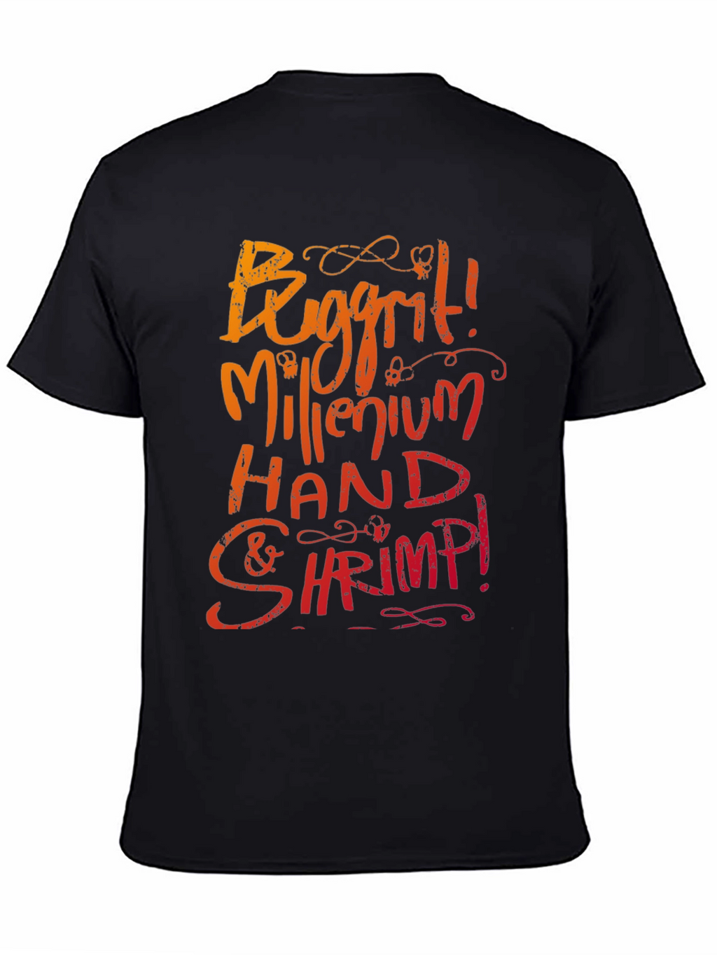 Buggrit Millenium Hand & Shrimp! Graphic Tee