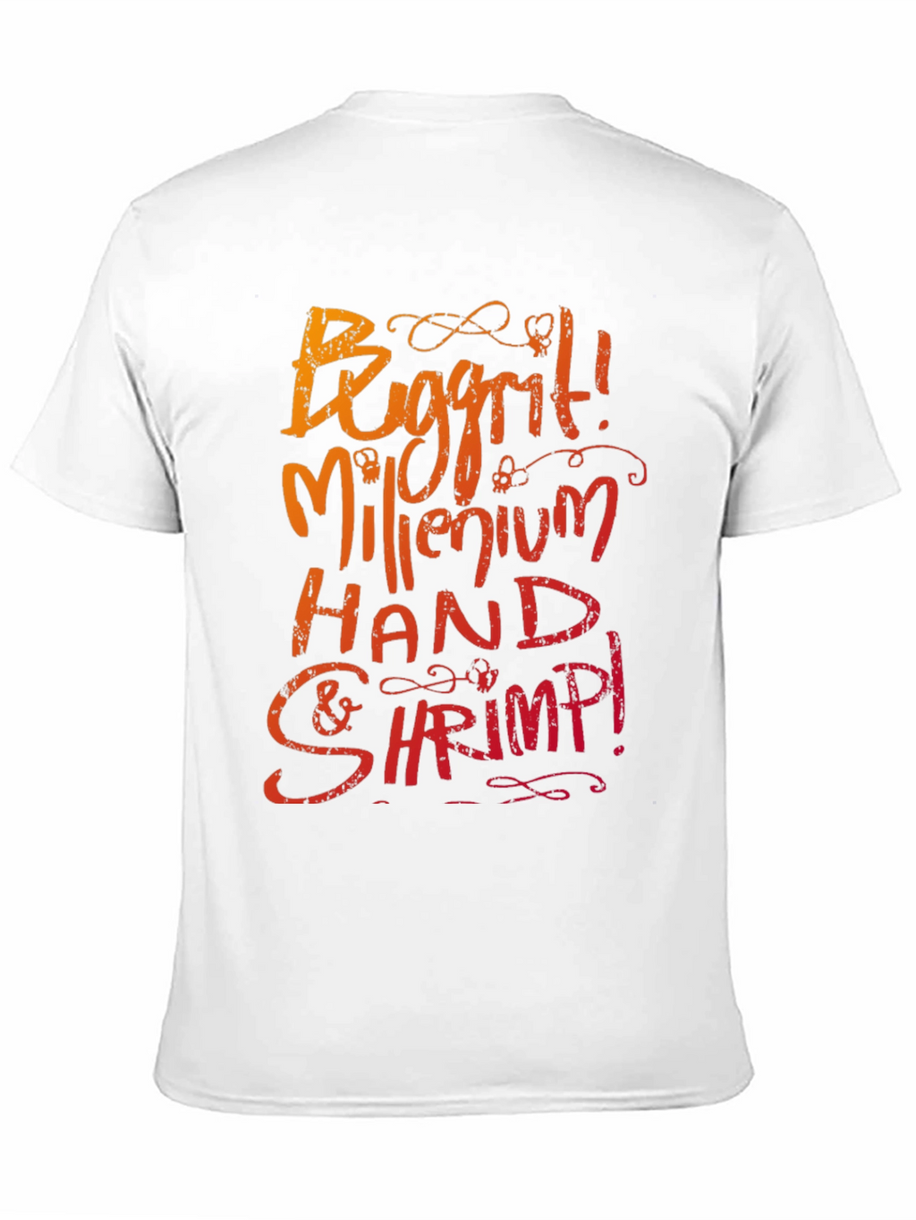 Buggrit Millenium Hand & Shrimp! Graphic Tee