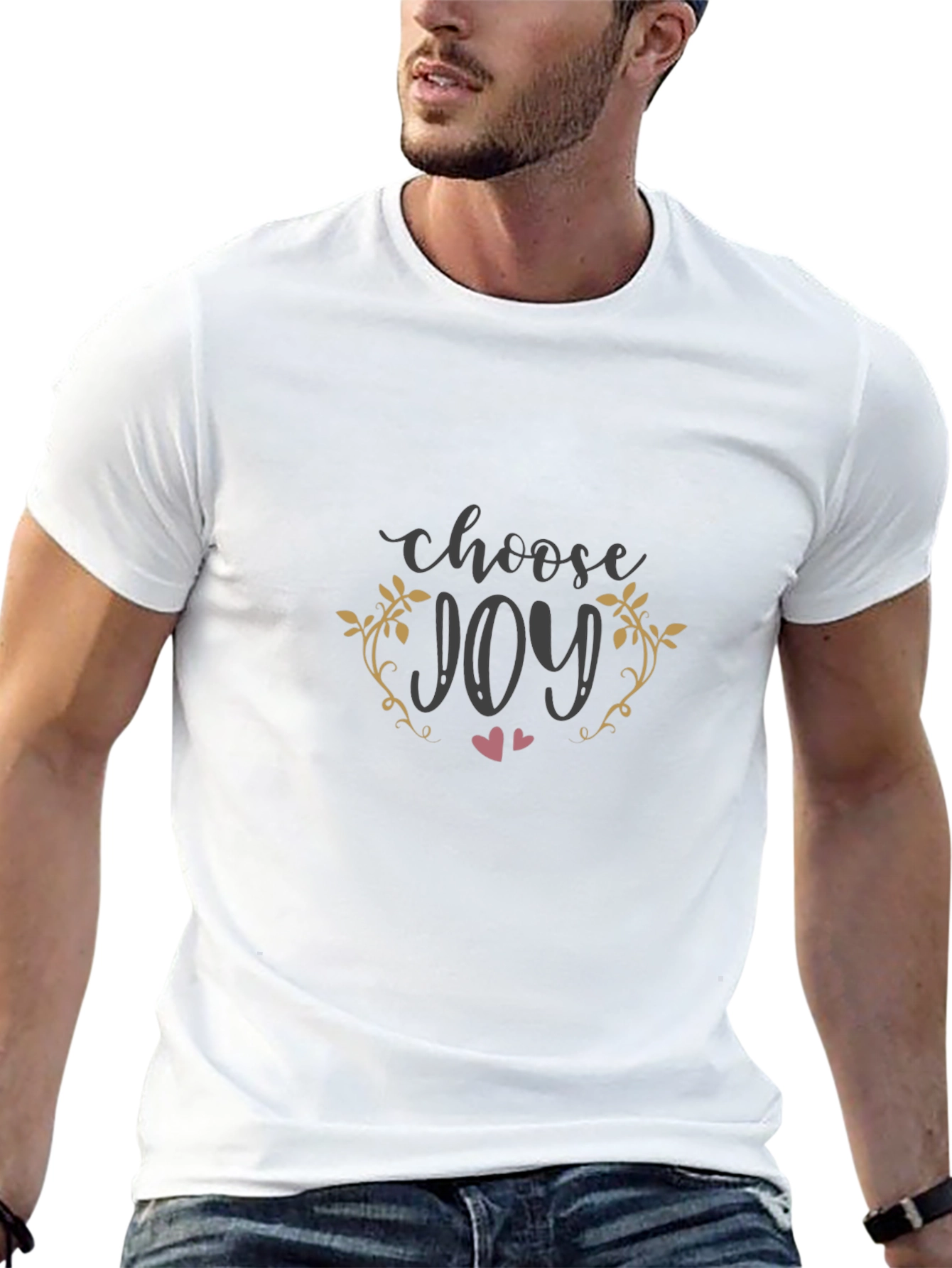 Choose Joy Graphic Tee - Stylish Comfort