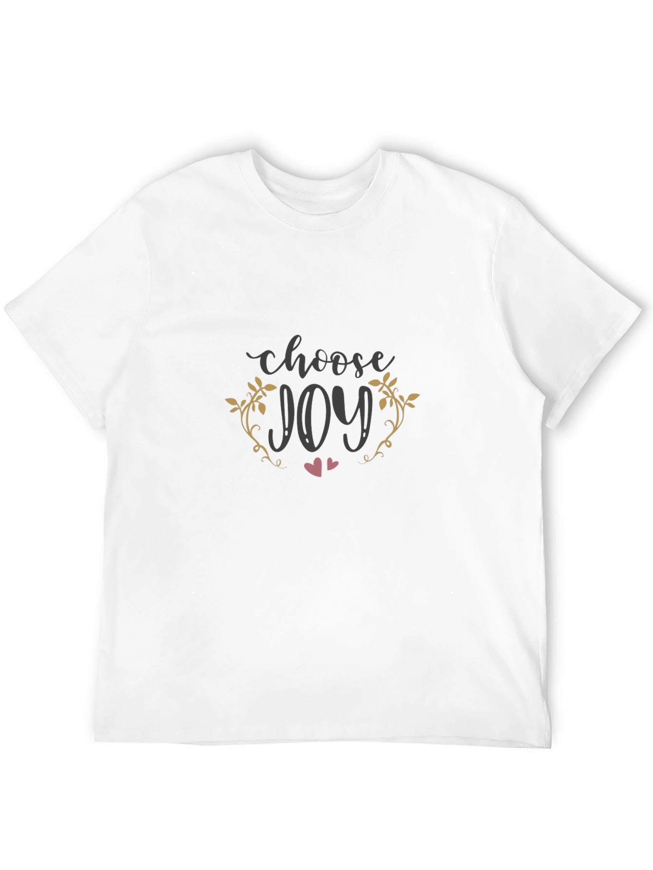 Choose Joy Graphic Tee - Stylish Comfort