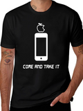 Come and Take It Apple iPhone Black T-Shirt