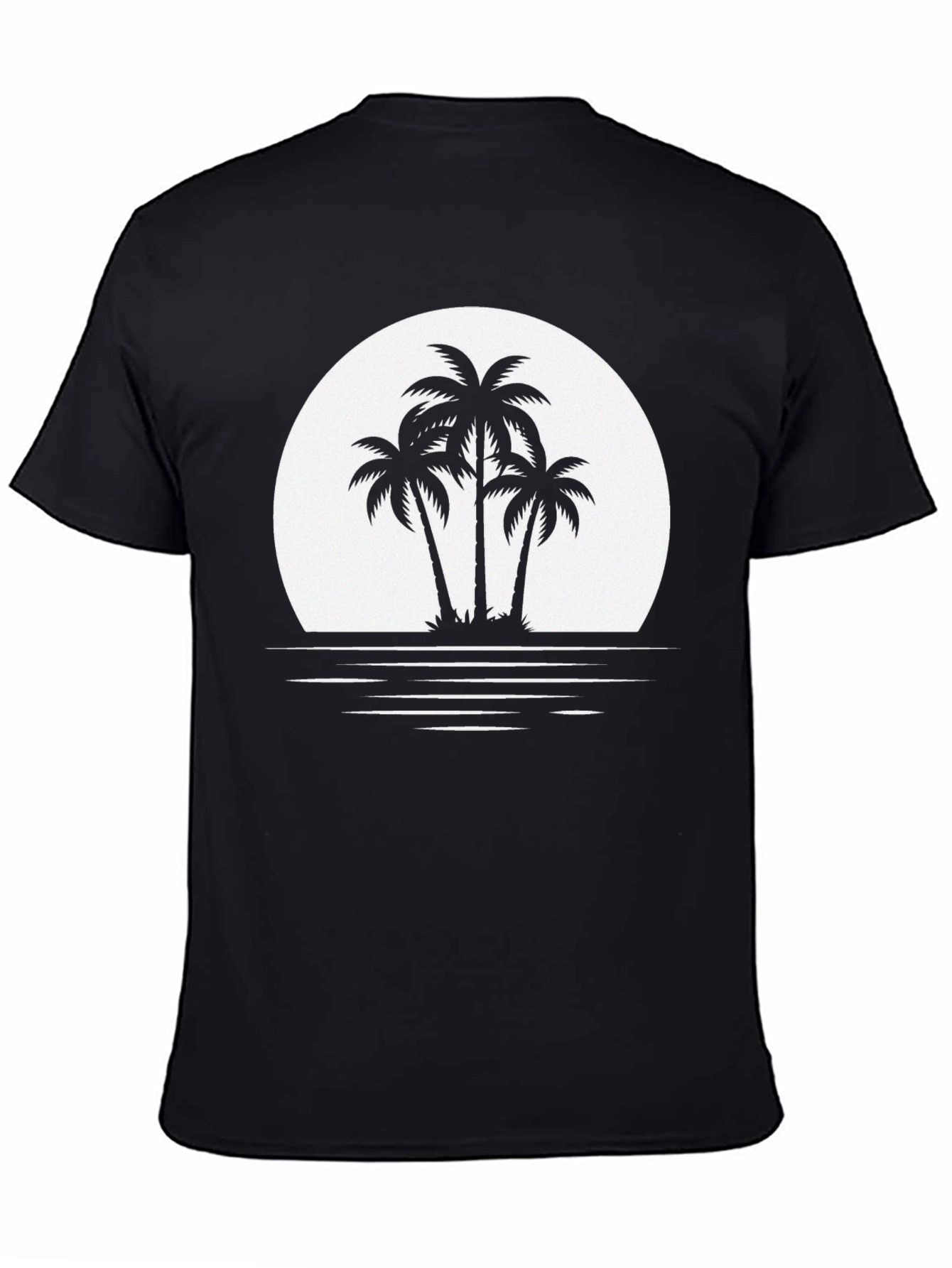 Palm Tree Sunset Graphic Tee