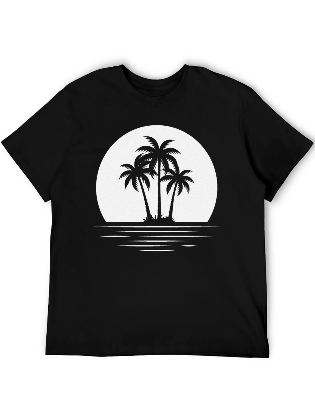Palm Tree Sunset Graphic Tee