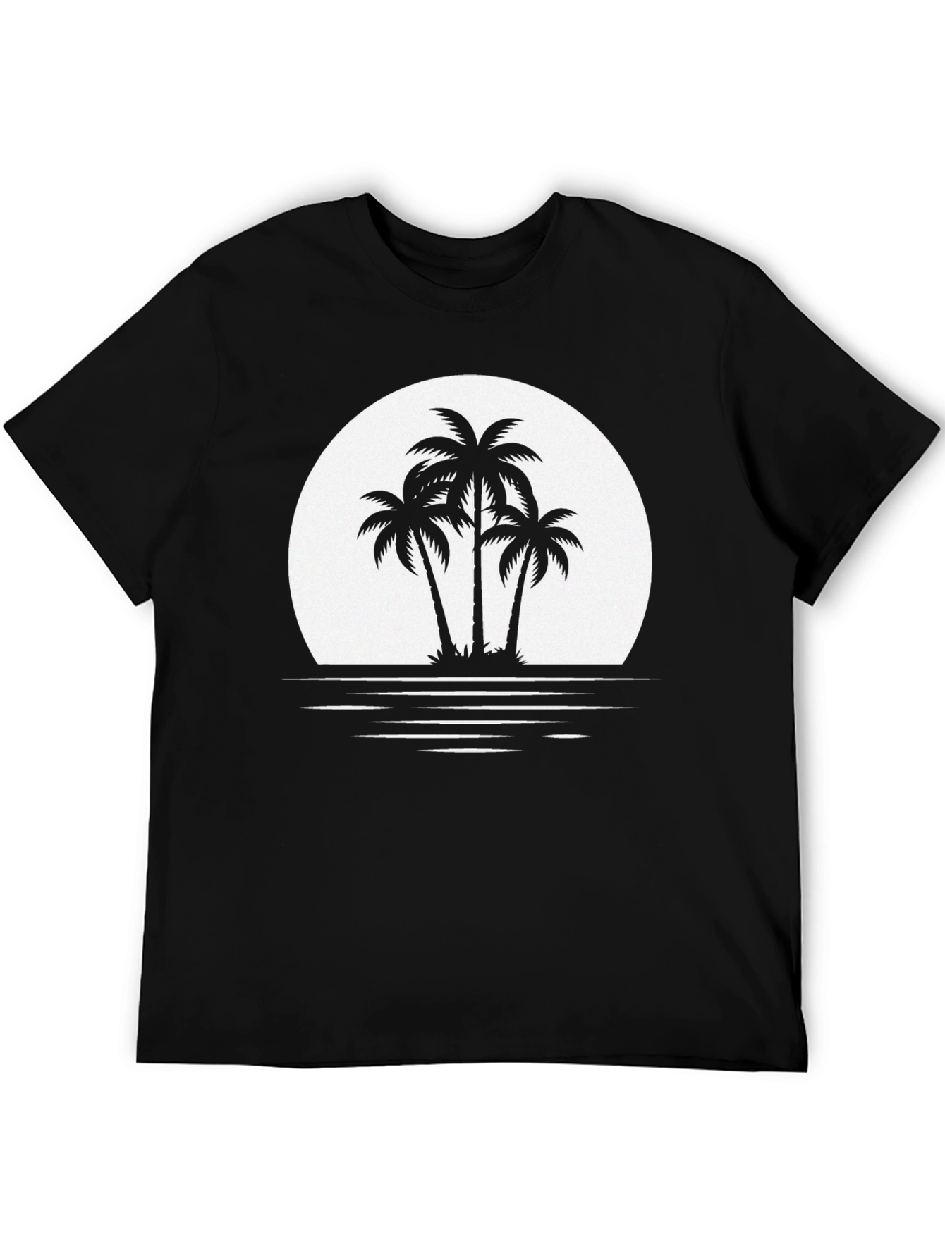 Palm Tree Sunset Graphic Tee