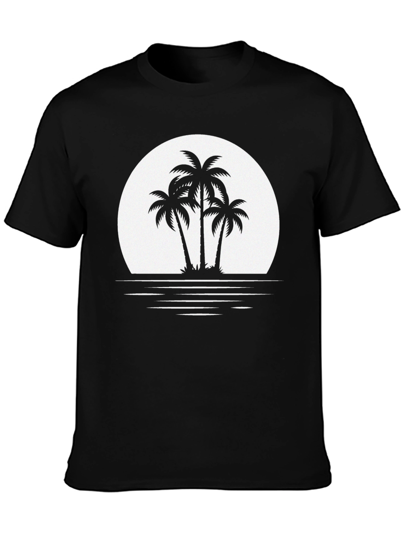 Palm Tree Sunset Graphic Tee