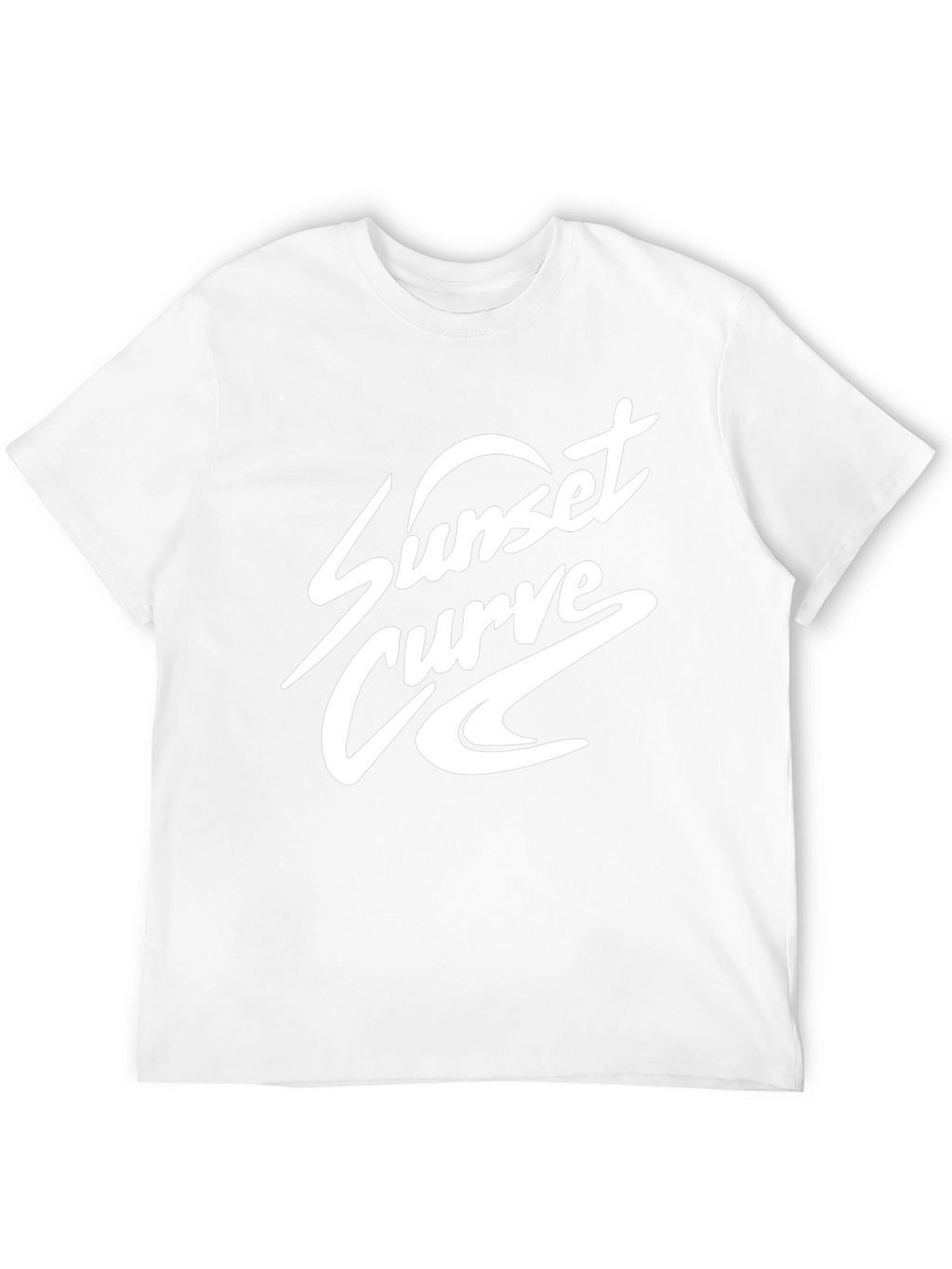 Sunset Curve Graphic Black T-Shirt