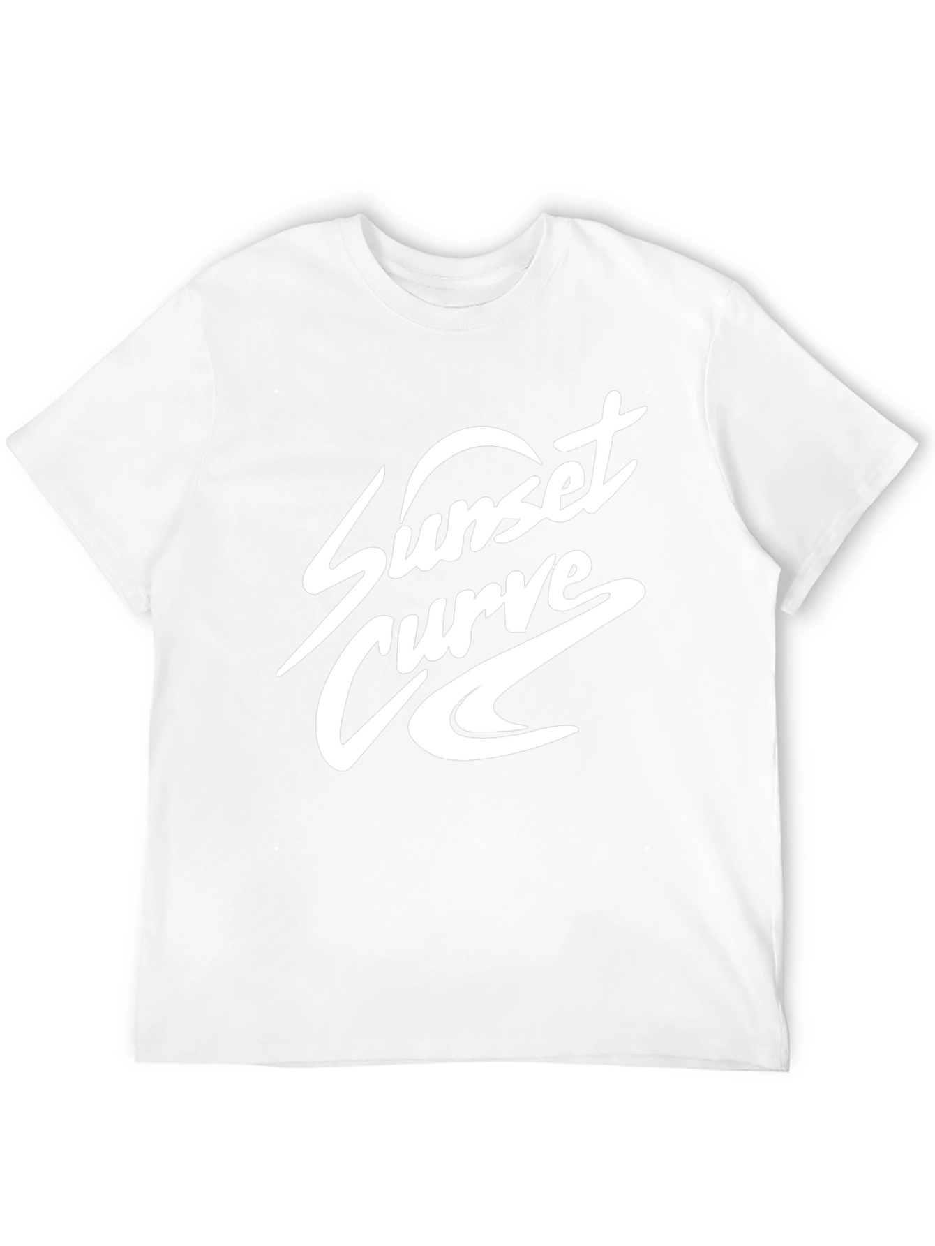 Sunset Curve Graphic Black T-Shirt