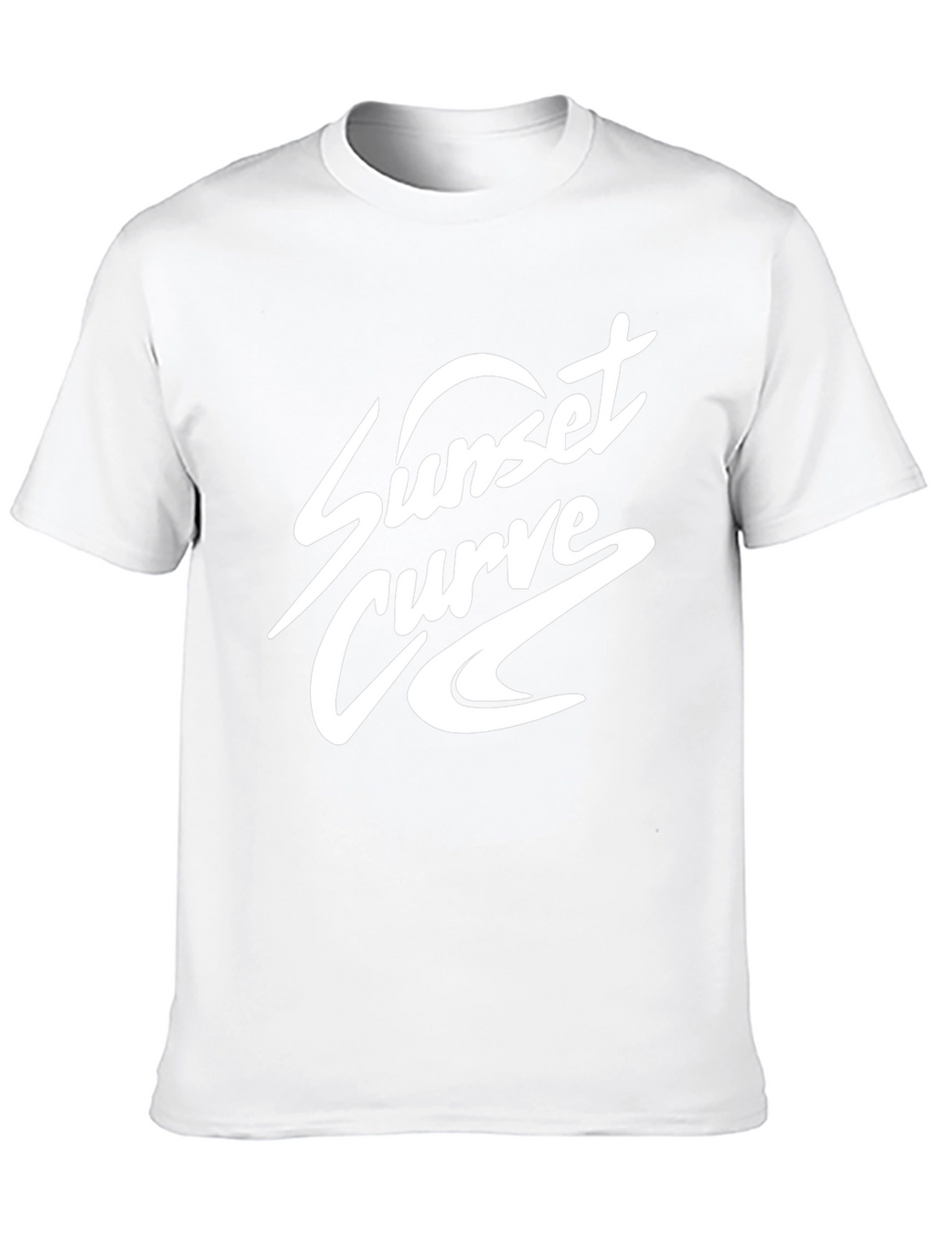 Sunset Curve Graphic Black T-Shirt