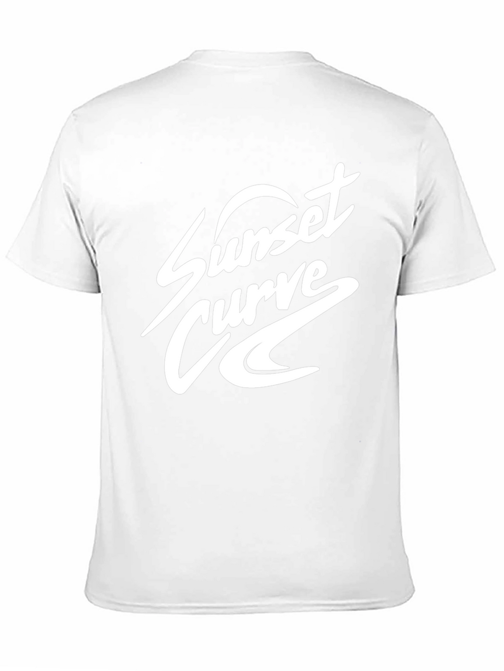 Sunset Curve Graphic Black T-Shirt