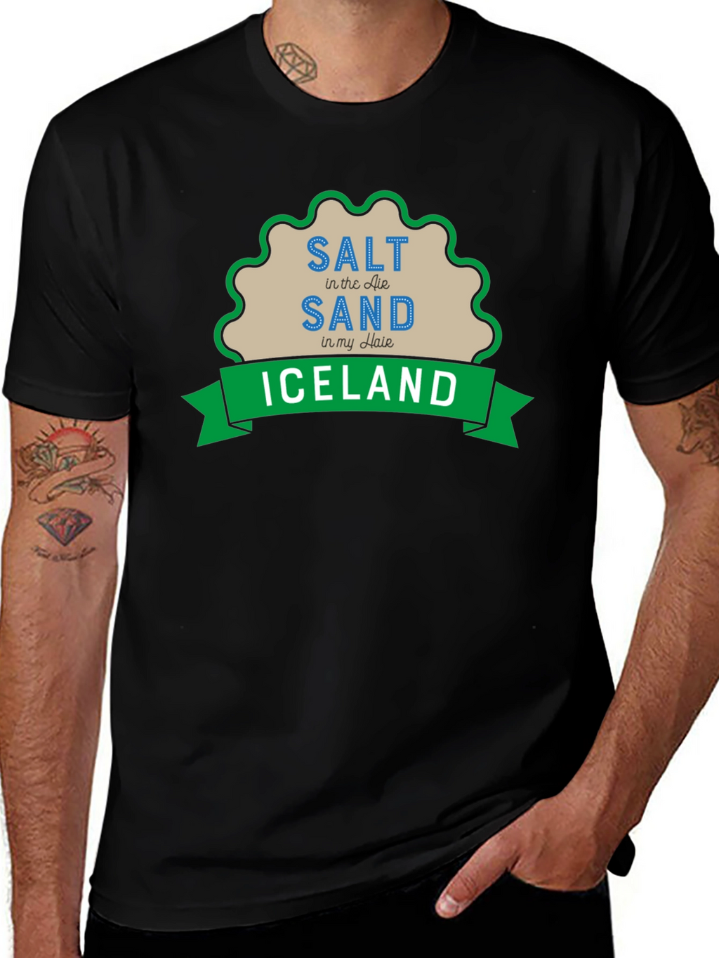 Salt Sand Iceland Graphic Tee
