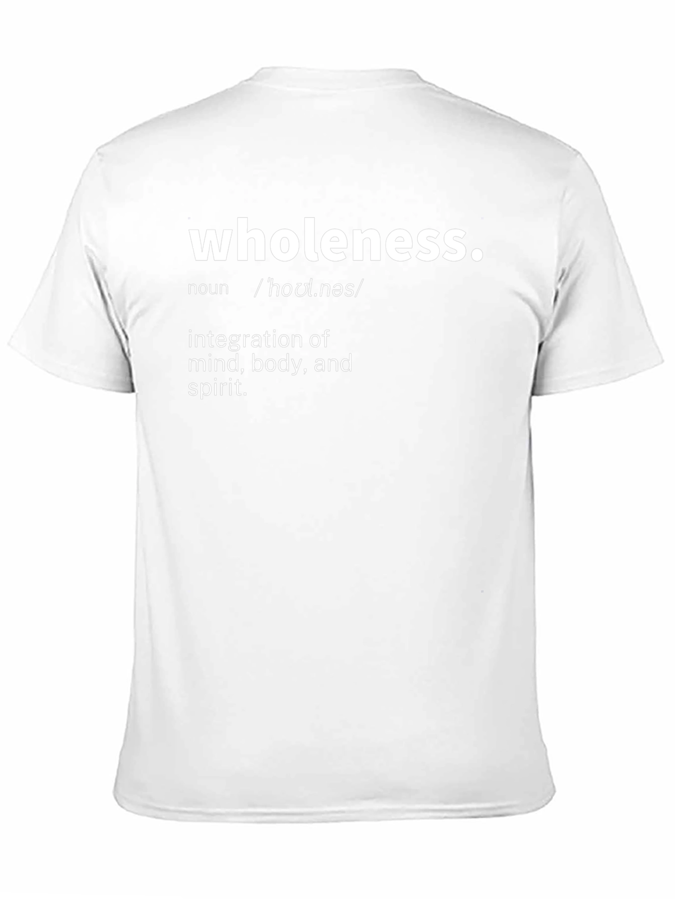 Wholeness Definition Graphic Tee - Black