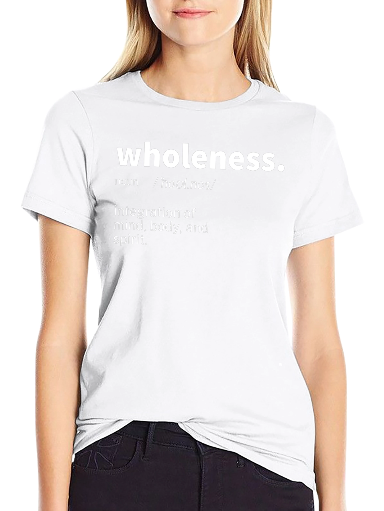 Wholeness Definition Graphic Tee - Black