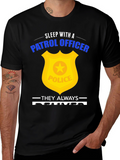 Sleep with a Patrol Officer Graphic Tee