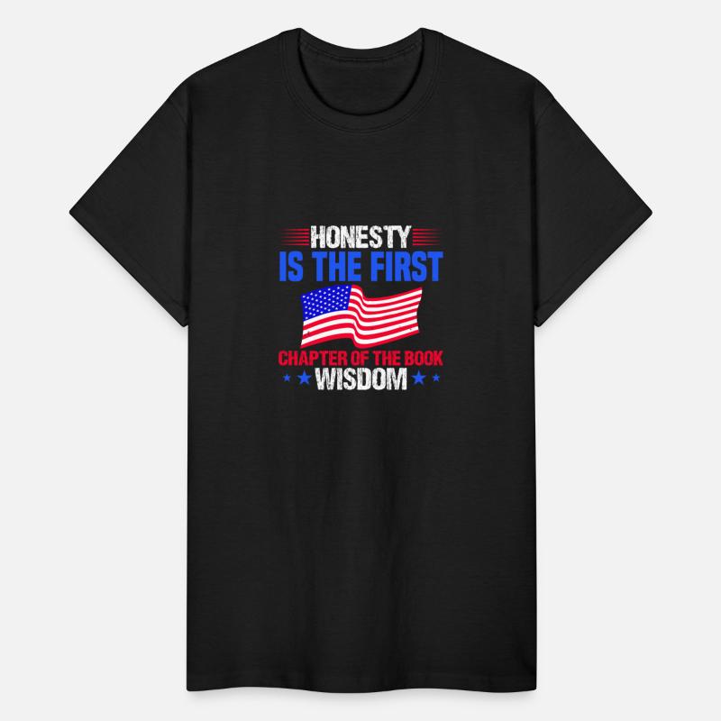 Honesty is the first chapter of the book wisdom