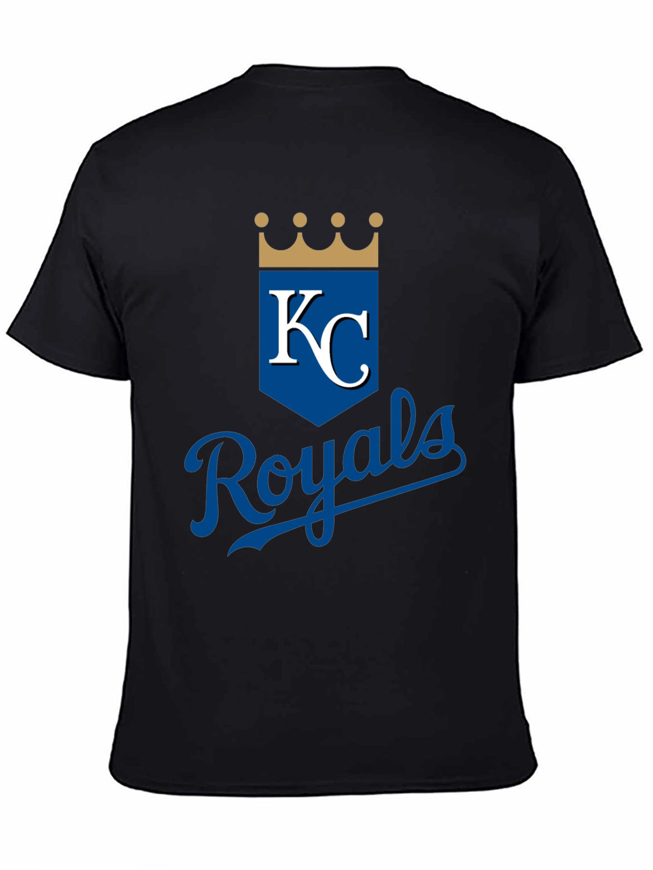 KC Royals Black T-Shirt | Baseball Fan Apparel