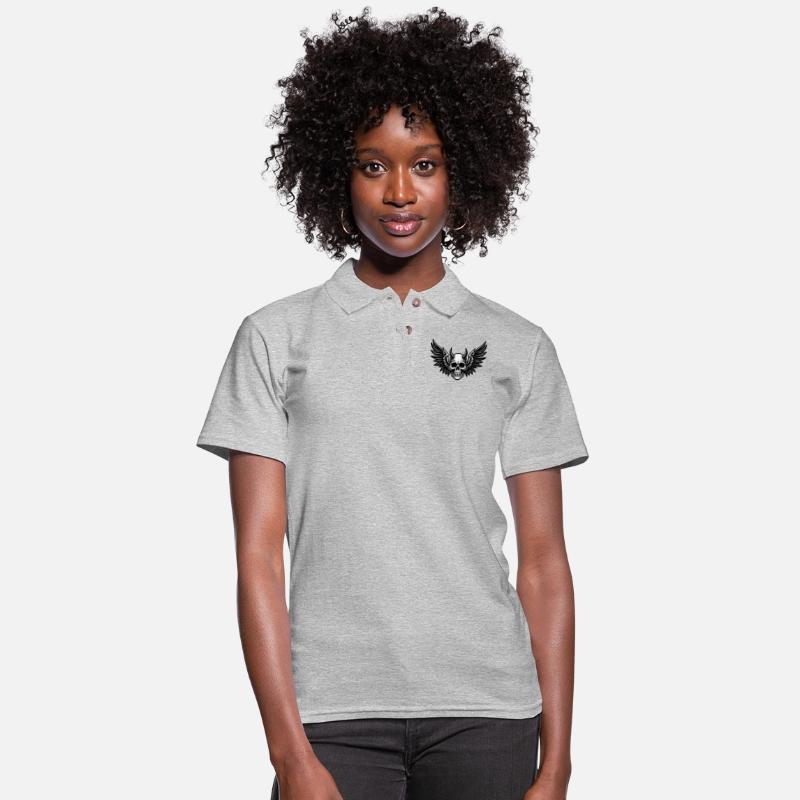 Horned Skull with Wings