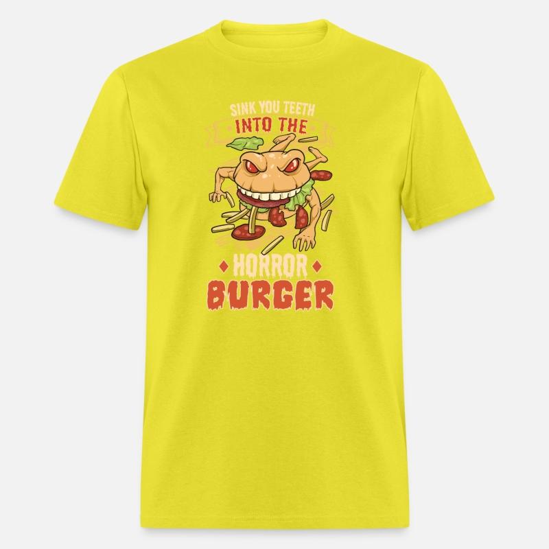 Horror Burger Fastfood Halloween Scary Food Monste