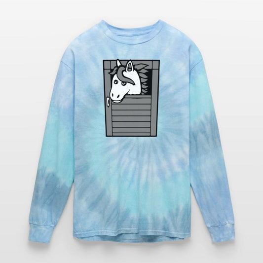 Horse Stable Pony Little Peeking Out Cute Comic