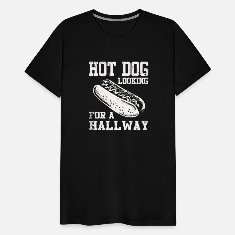 Hot Dog Looking For A Hallway