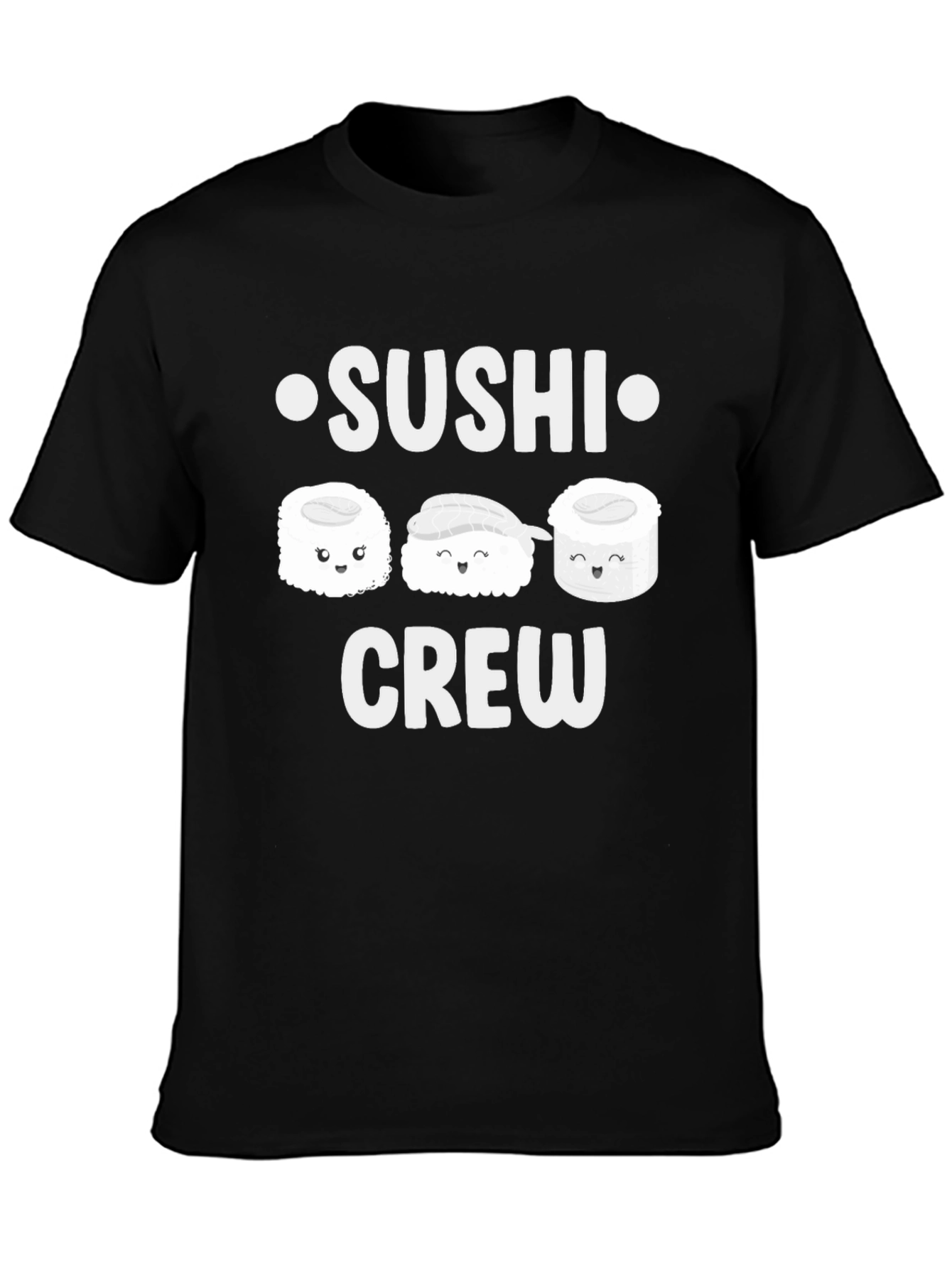 Sushi Crew Graphic T-Shirt - Cute Foodie Tee