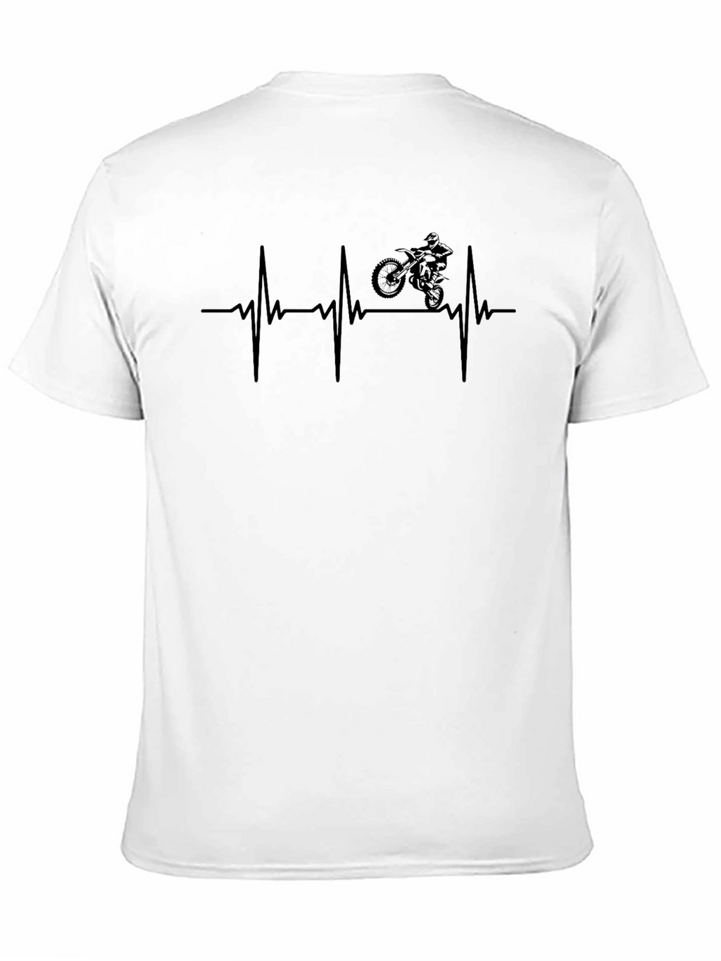 Motorcross Heartbeat Graphic Tee