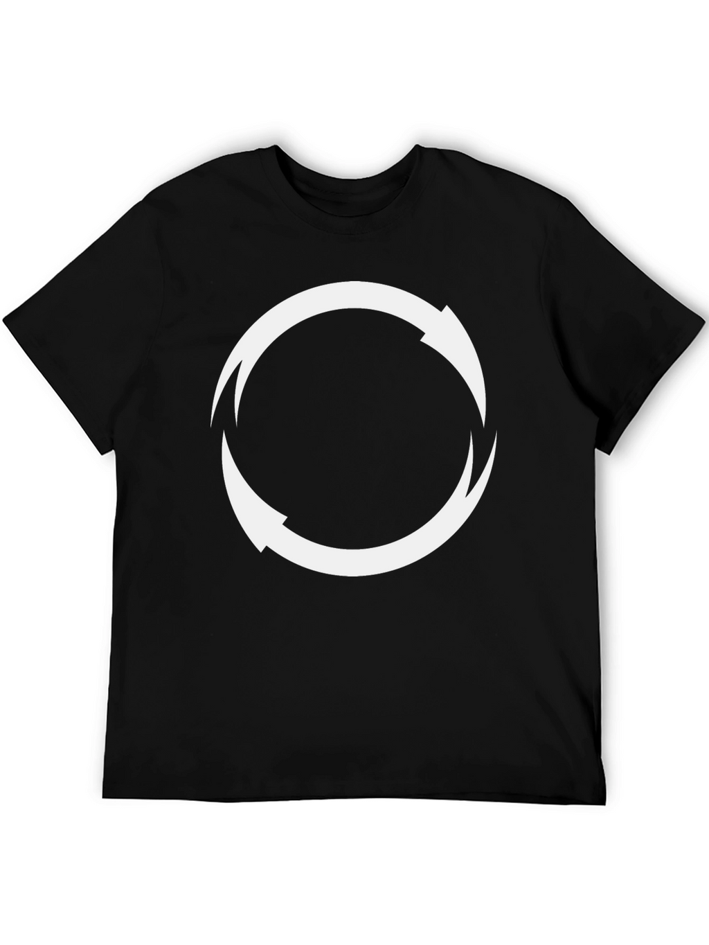 Circular Arrow Graphic Tee - Black