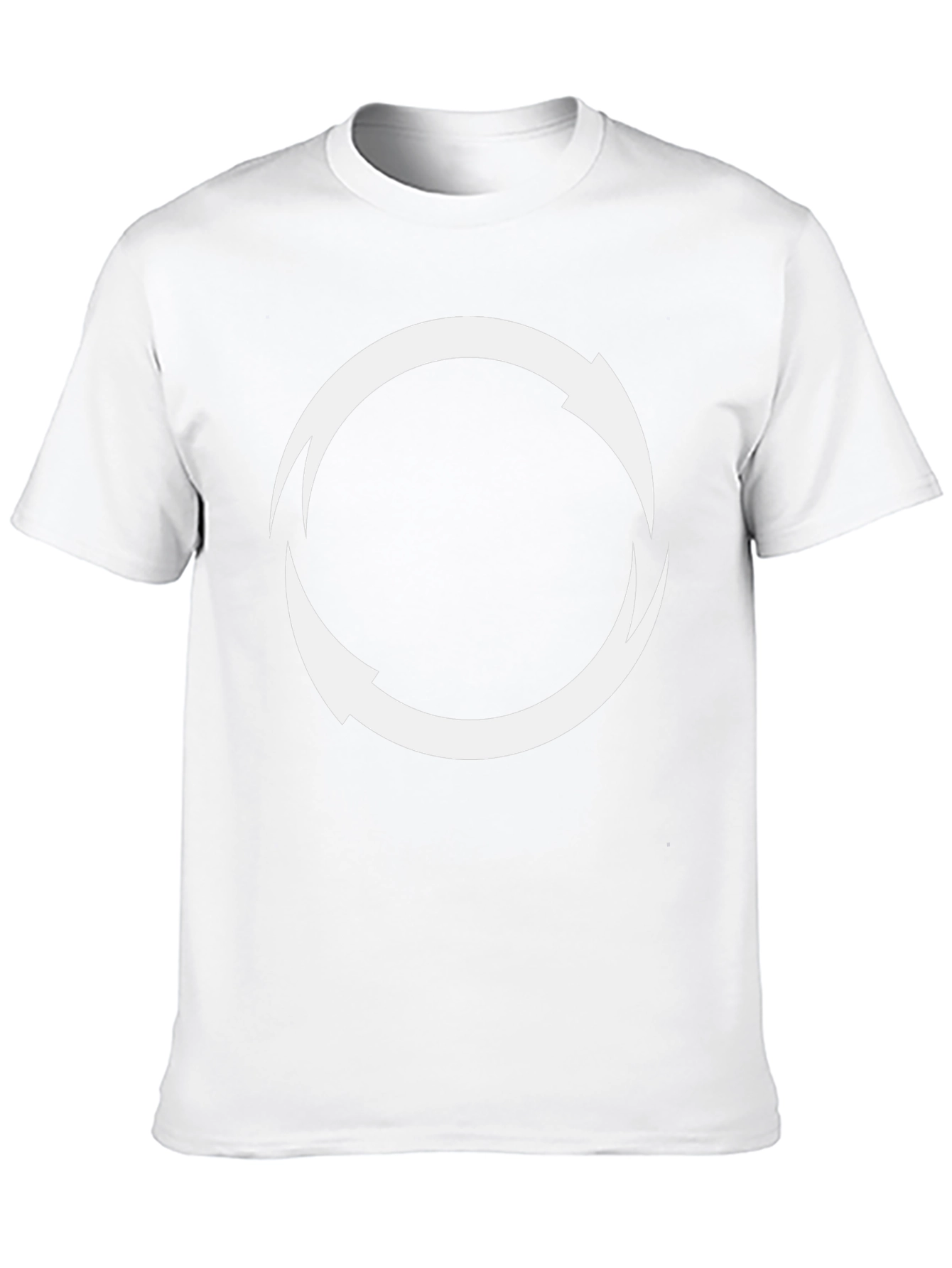 Circular Arrow Graphic Tee - Black