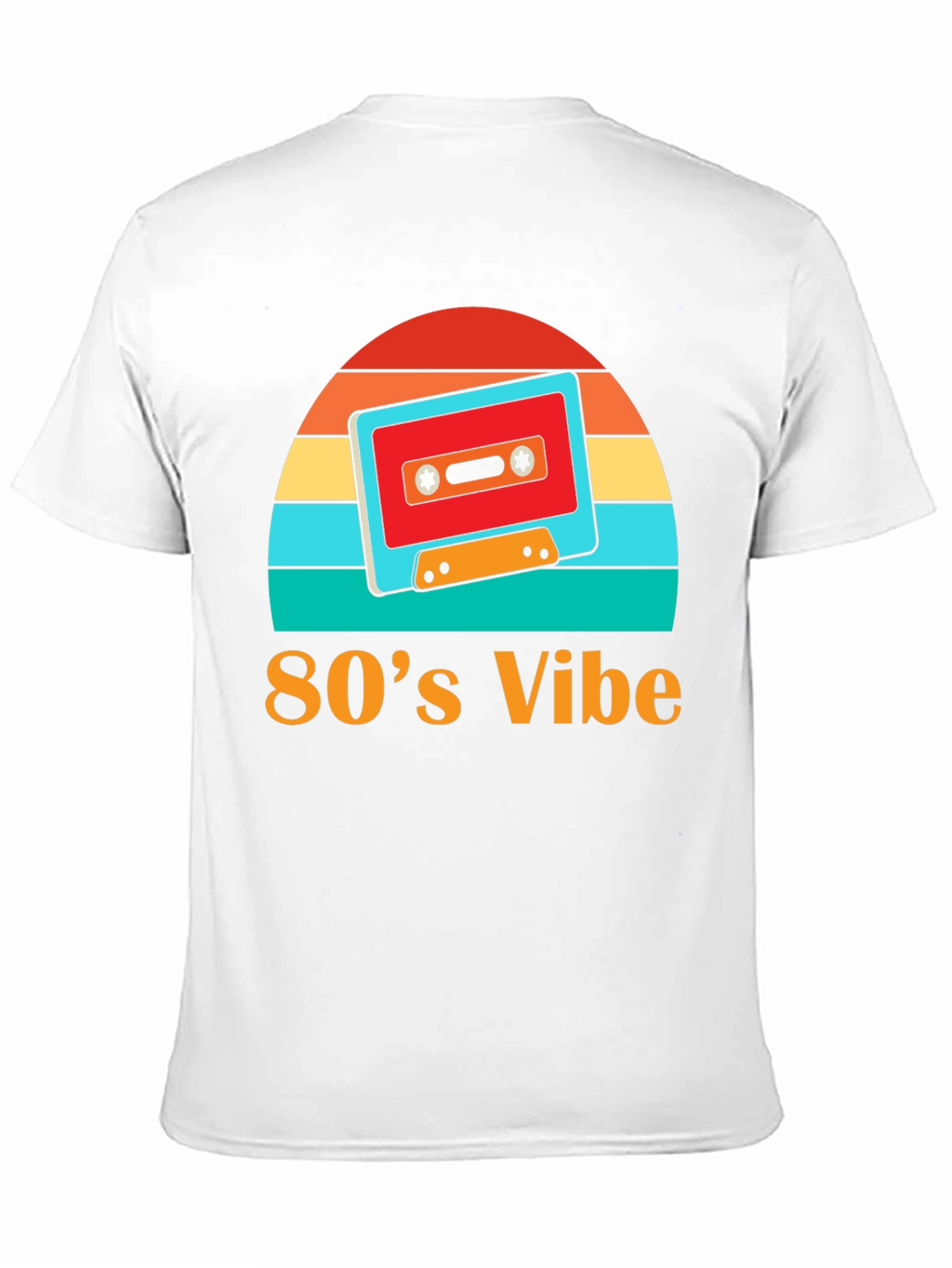 Retro 80s Vibe Cassette Tape Graphic Tee