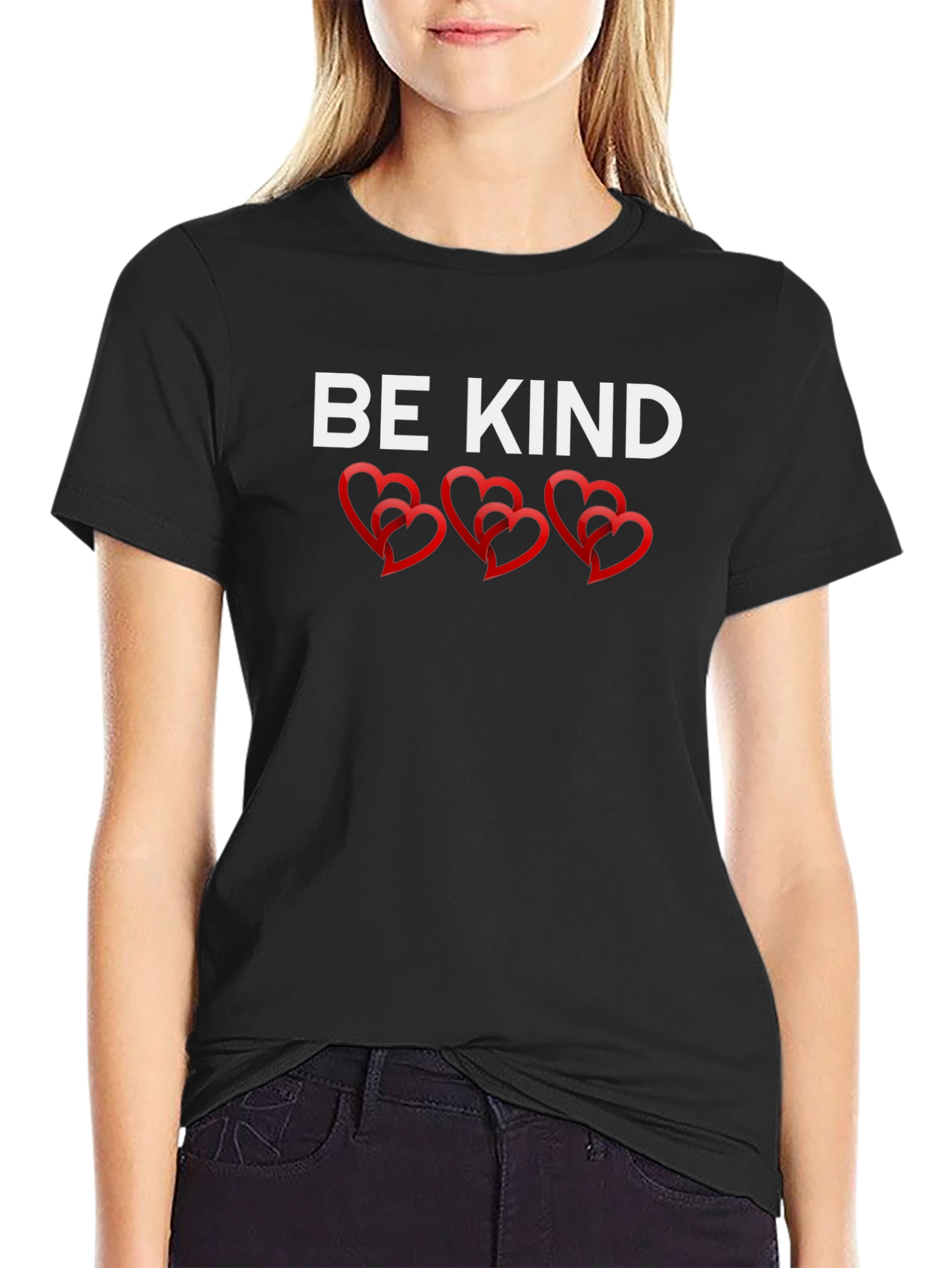 Be Kind Graphic T-Shirt - Heart Design