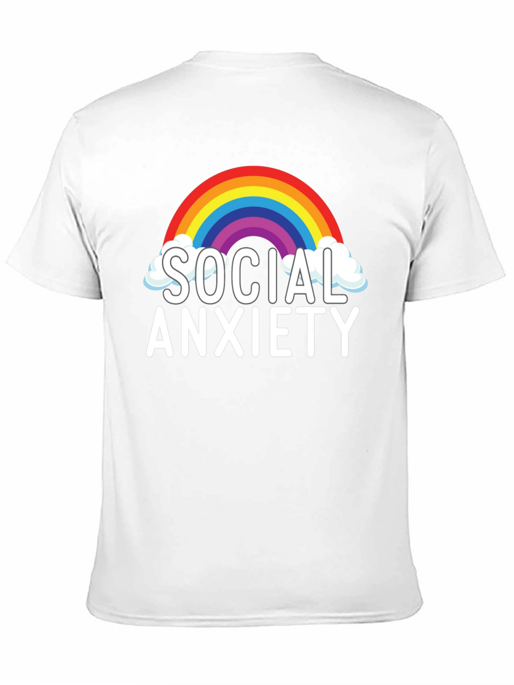 Social Anxiety Rainbow T-Shirt