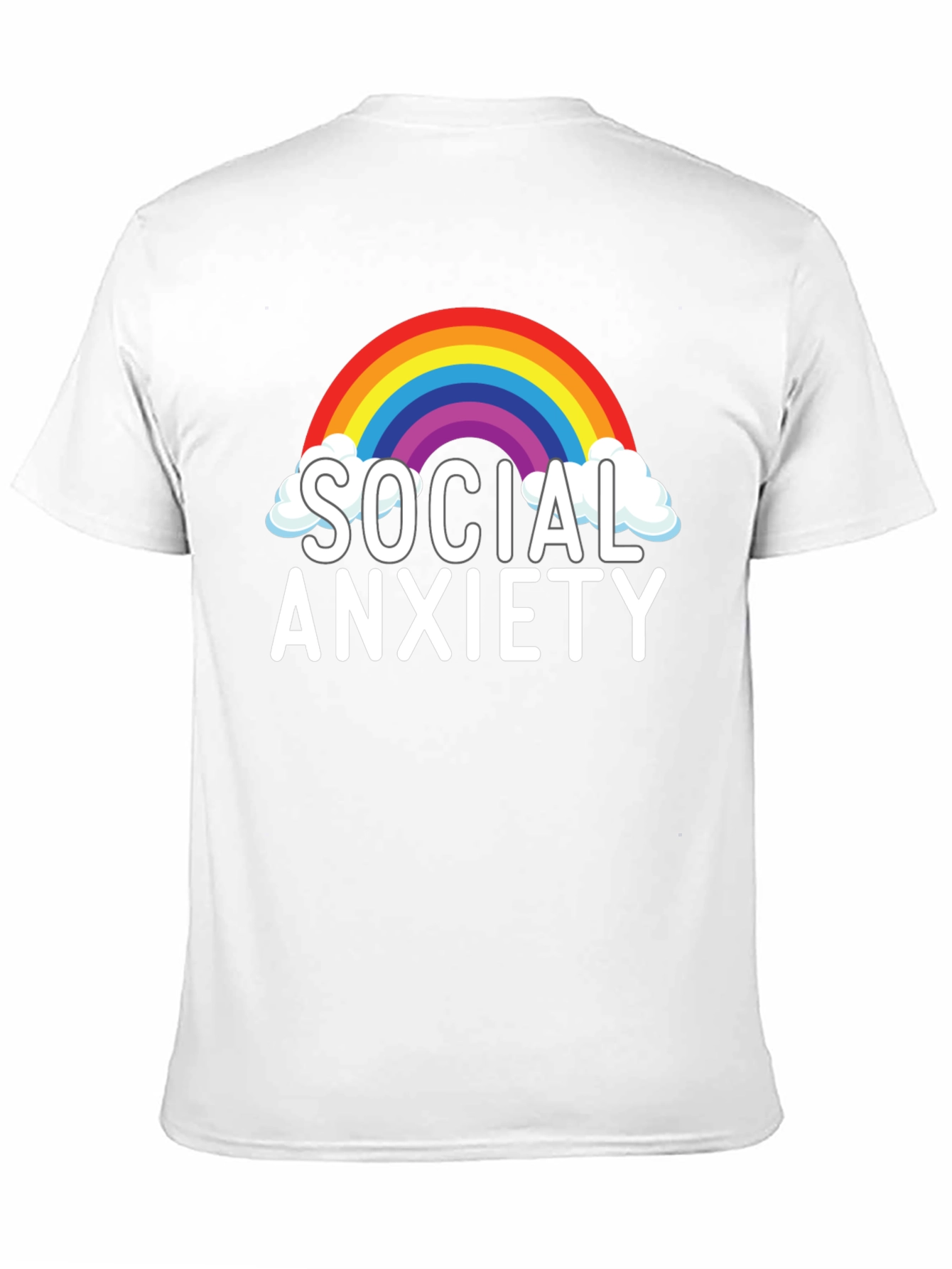 Social Anxiety Rainbow T-Shirt