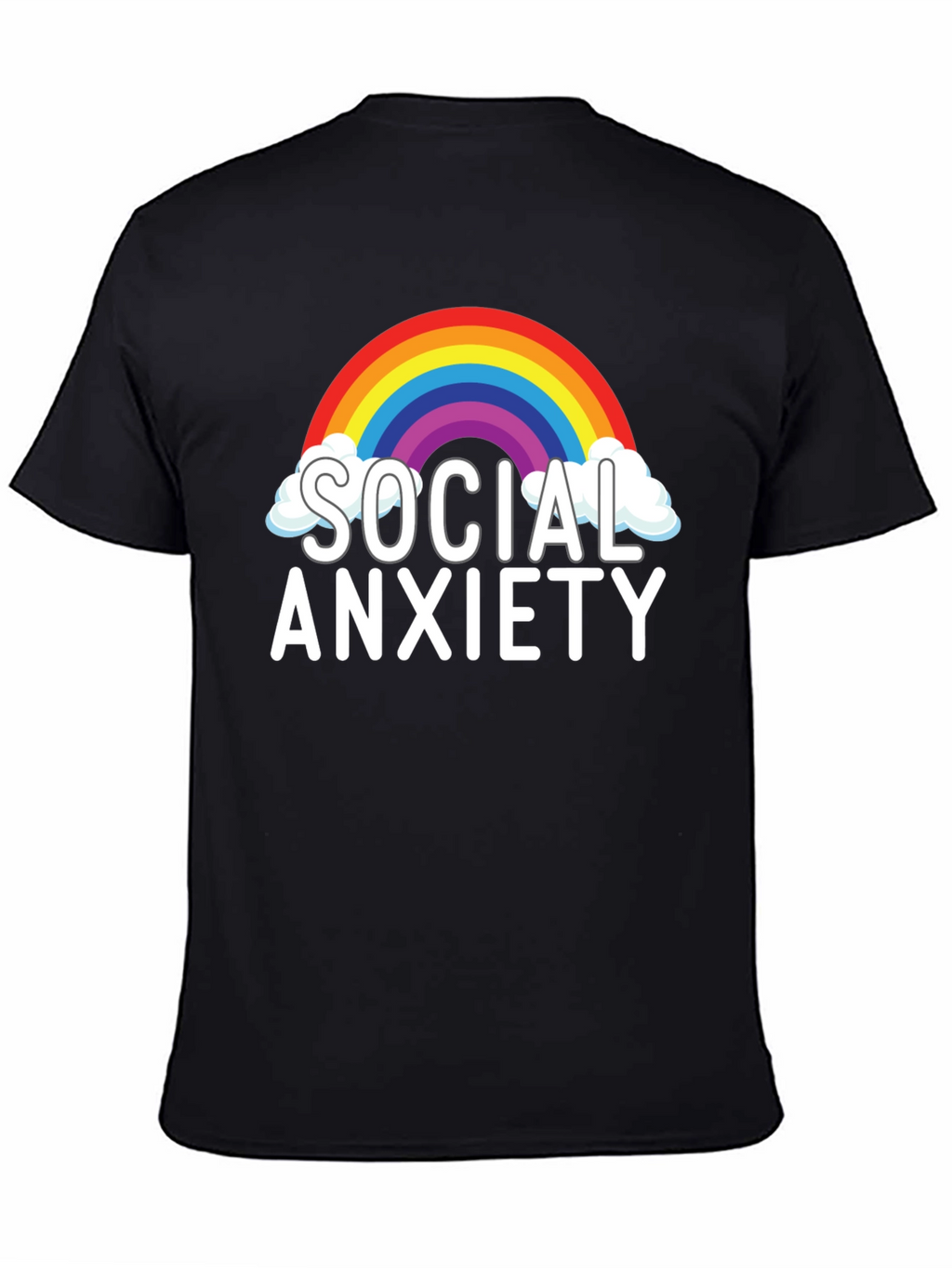 Social Anxiety Rainbow T-Shirt