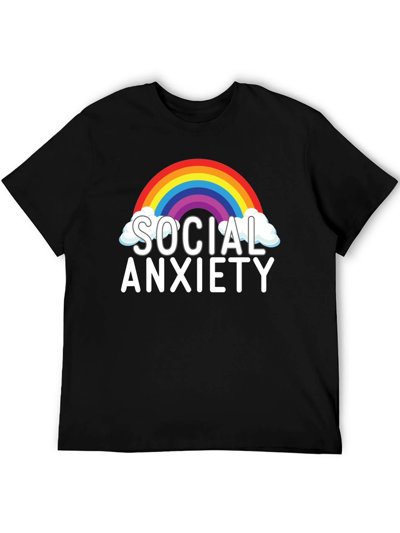 Social Anxiety Rainbow T-Shirt