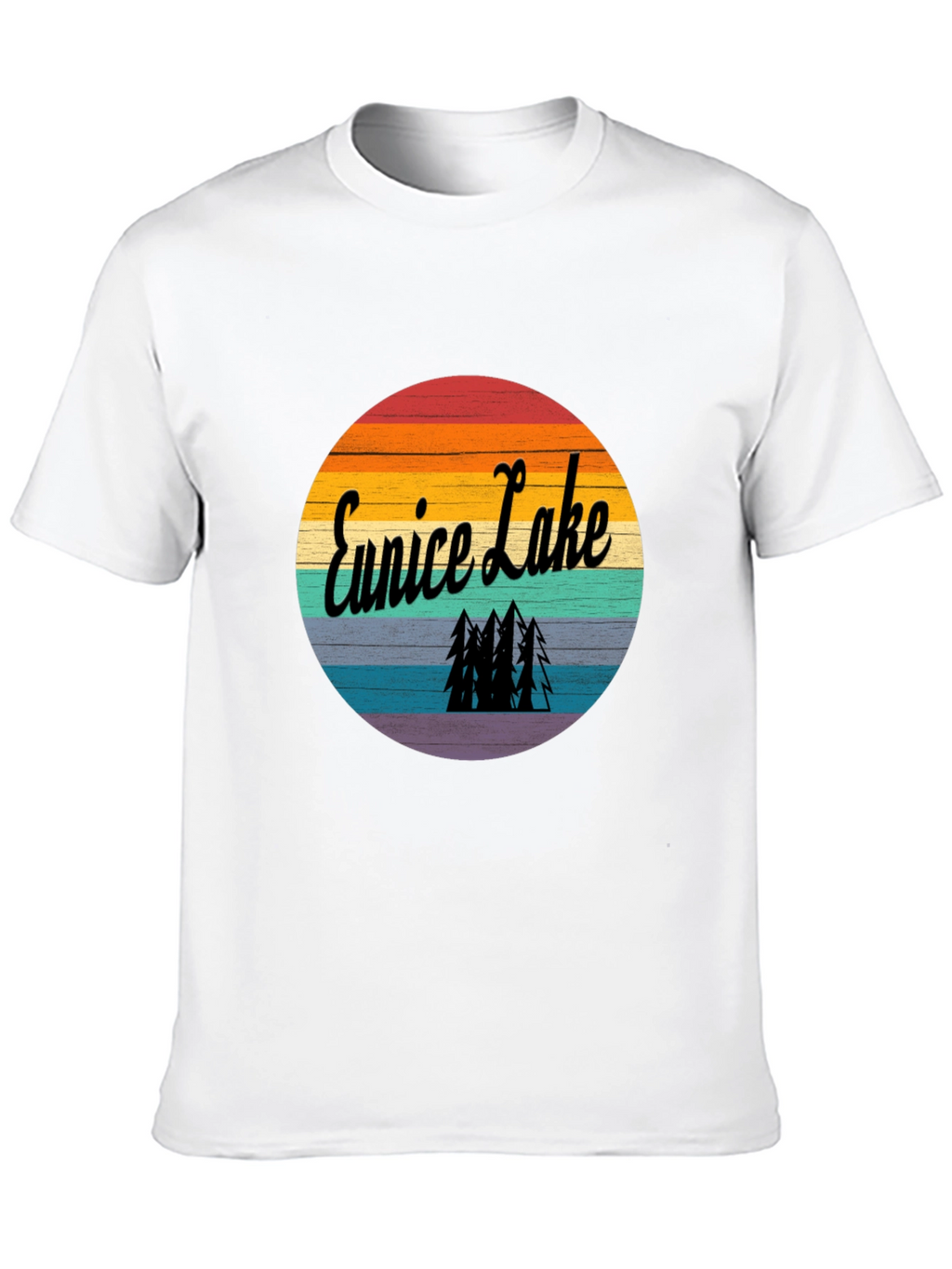 Eunice Lake Retro Sunset T-Shirt