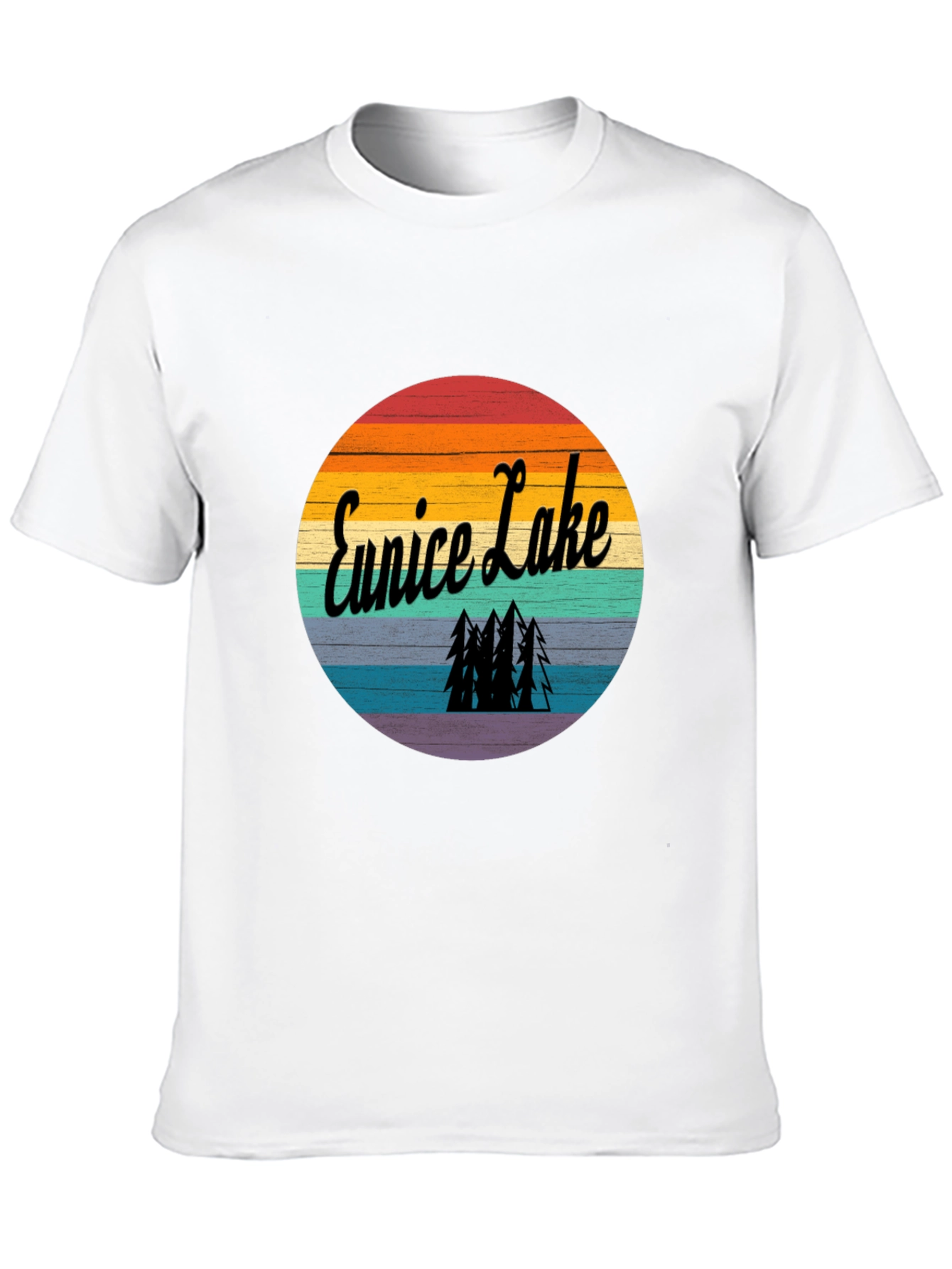 Eunice Lake Retro Sunset T-Shirt