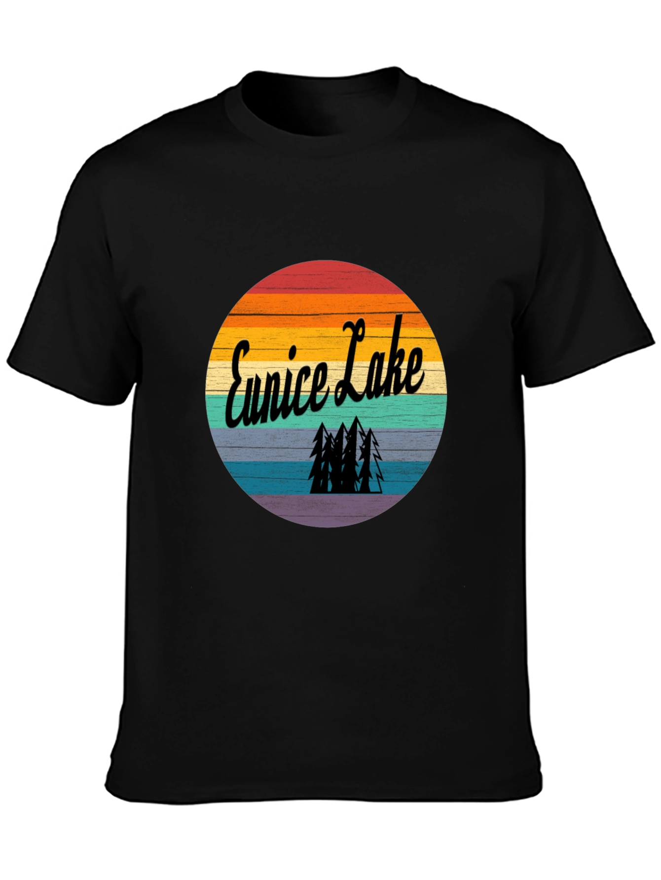 Eunice Lake Retro Sunset T-Shirt