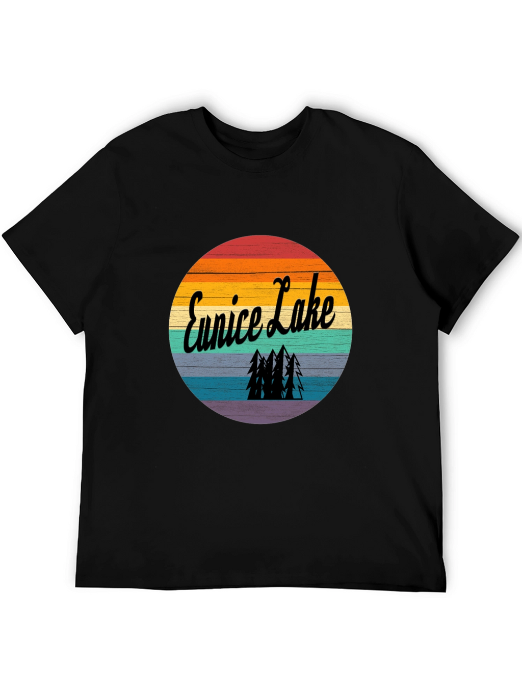 Eunice Lake Retro Sunset T-Shirt